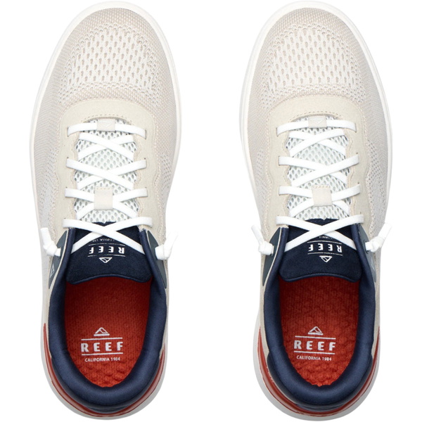 2026 Reef Mens Shoreline Del Mar Trainers CJ8997 - Tan / White / Navy
